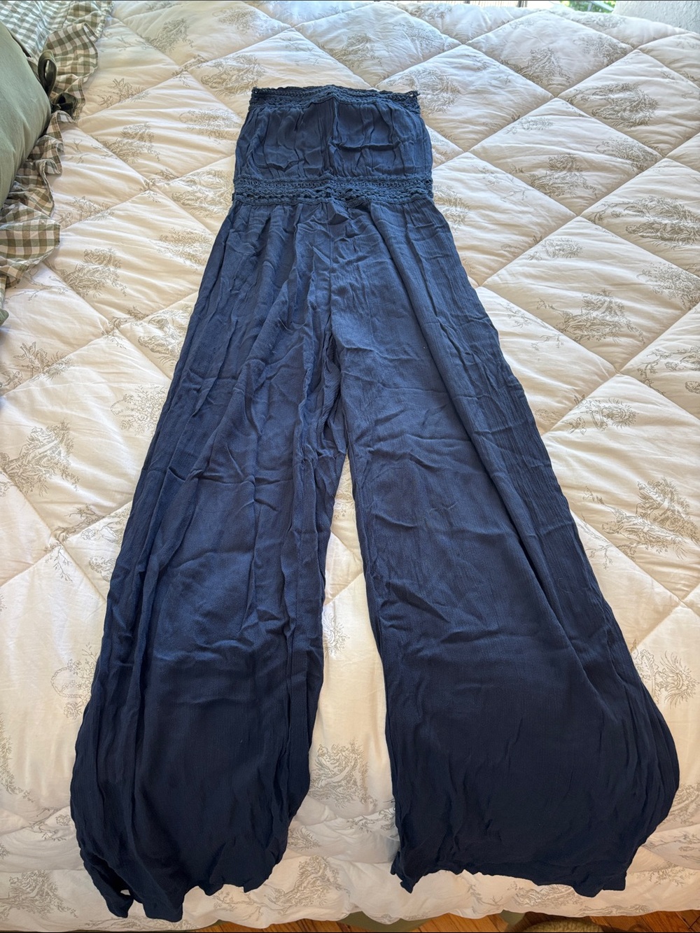 Strapless jumpsuit